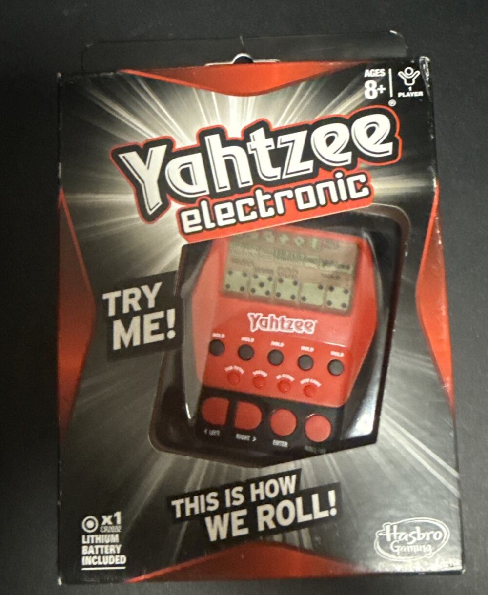 Hasbro Yahtzee Handheld Digital Electronic Game Sealed Box A2125 2012 Toy